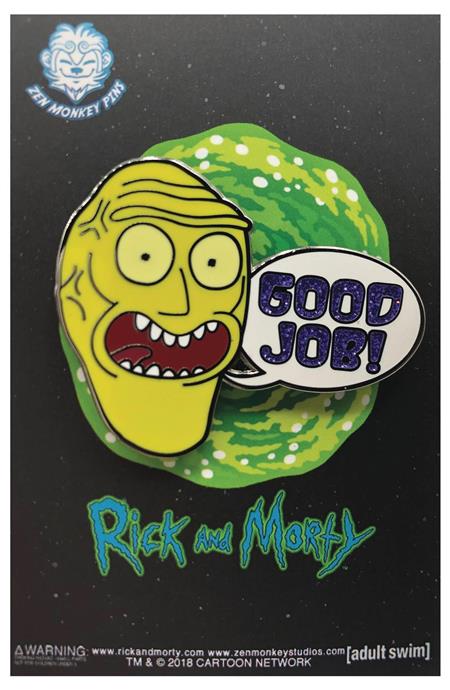 RICK AND MORTY CROMULON GOOD JOB PIN (C: 1-1-2)