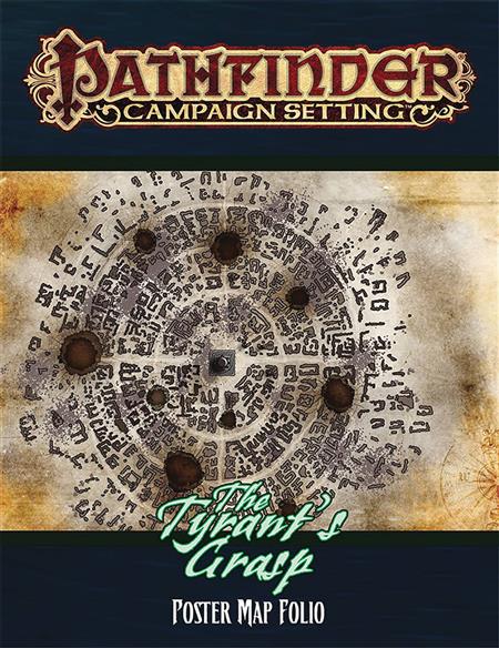 PATHFINDER RPG CAMPAIGN SETTING TYRANTS GRASP POSTER MAP