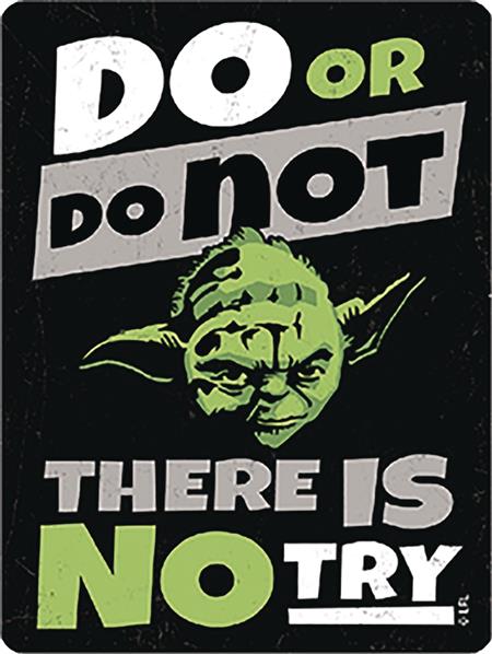 STAR WARS DO OR DO NOT METAL MAGNET (C: 1-1-2)