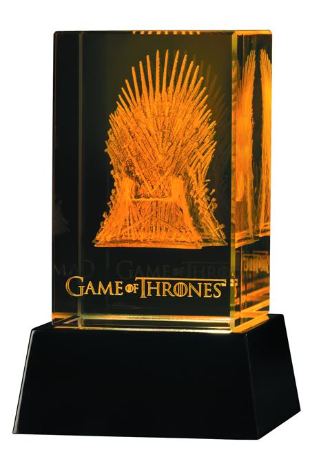 GAME OF THRONES 3D CRYSTAL IRON THRONE ILLUMINATION (C: 1-0-