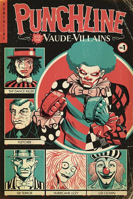 PUNCHLINE AND VAUDE VILLAINS #1 CVR B  GONZO