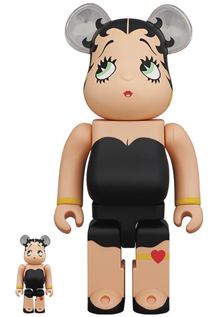 BETTY BOOP BLACK DRESS VER 100% & 400% BEA 2PK (C: 1-1-2)
