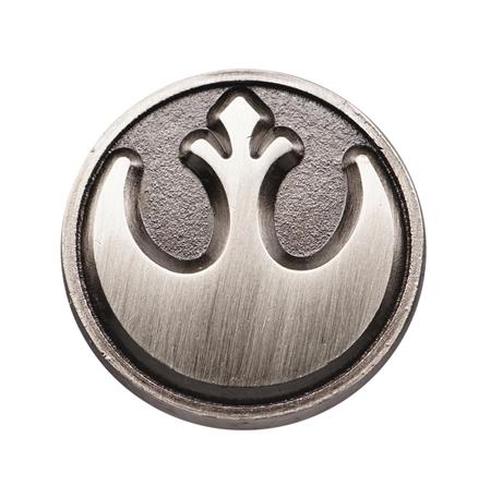 STAR WARS REBEL ALLIANCE SYMBOL PEWTER LAPEL PIN (C: 1-1-2)