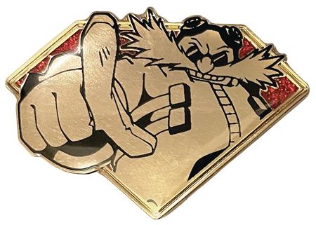 SONIC THE HEDGEHOG GOLDEN EGGMAN EMERALD PIN (C: 1-1-2)