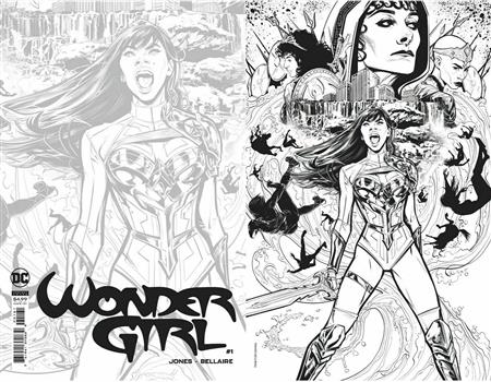 WONDER GIRL #1 INC 1:50 JOELLE JONES B&W