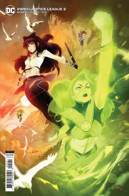 RWBY JUSTICE LEAGUE #2 (OF 7) CVR B SIMONE DI MEO CARD STOCK VAR