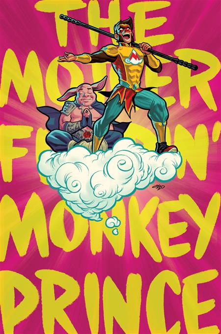 MONKEY PRINCE #4 (OF 12) CVR D INC 1:25 MICHAEL CHO CARD STOCK VAR