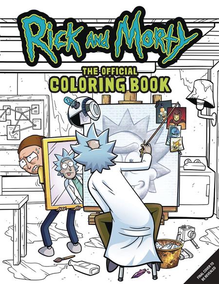 RICK & MORTY OFFICIAL COLORING BOOK (C: 0-1-0)
