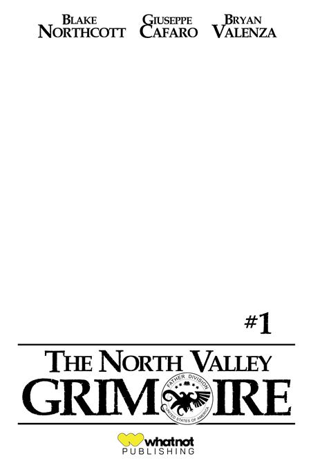 NORTH VALLEY GRIMORE #1 (OF 6) CVR F BLANK SKETCH (MR)