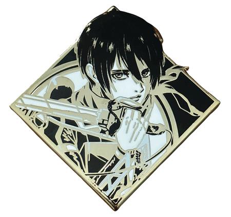 ATTACK ON TITAN ZMS 10TH ANNIVERSARY MIKASA LTD ED PIN (C: 1