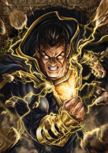 BLACK ADAM #11 (OF 12) CVR D INC 1:25 JUANJO LOPEZ CARD STOCK VAR