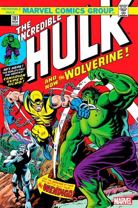 INCREDIBLE HULK #181 FACSIMILE EDITION FOIL VAR