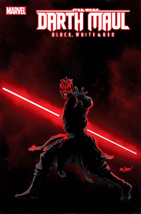 STAR WARS DARTH MAUL BLACK WHITE RED #2 25 COPY INCV VAR