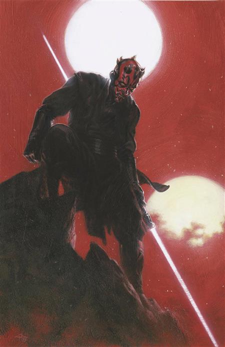 STAR WARS DARTH MAUL BLACK WHITE RED #2 100 COPY INCV VIR