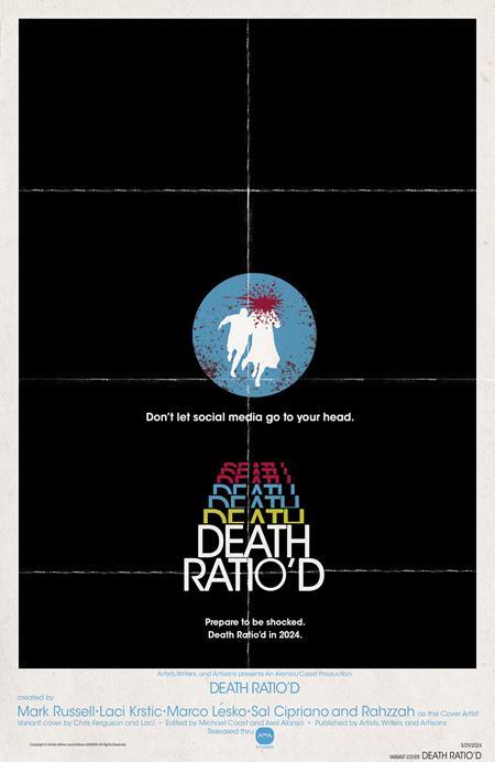 DEATH RATIOD (ONE SHOT) CVR B CHRIS FERGUSON & LACI MOVIE POSTER HOMAGE VAR (MR)