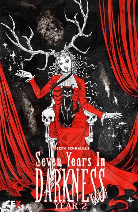 SEVEN YEARS IN DARKNESS YEAR TWO #2 (OF 4) CVR C INC 1:10 MEGAN HUTCHINSON CARD STOCK VAR