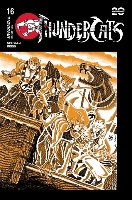 THUNDERCATS #16 CVR G HAESER TMNT HOMAGE 