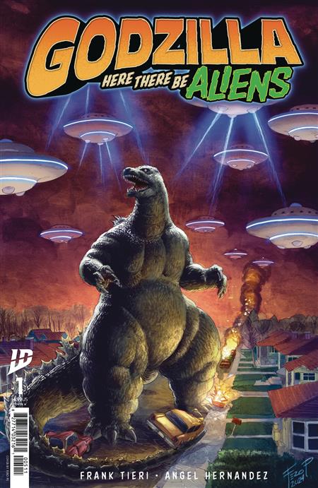 GOZILLA HERE THERE BE ALIENS #1 CVR A PE