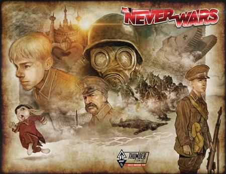 NEVERWARS GEORGIE BIRD / WONDERLAND #1 CVR B ARROZA WRAPAROUND 5 COPY INCV