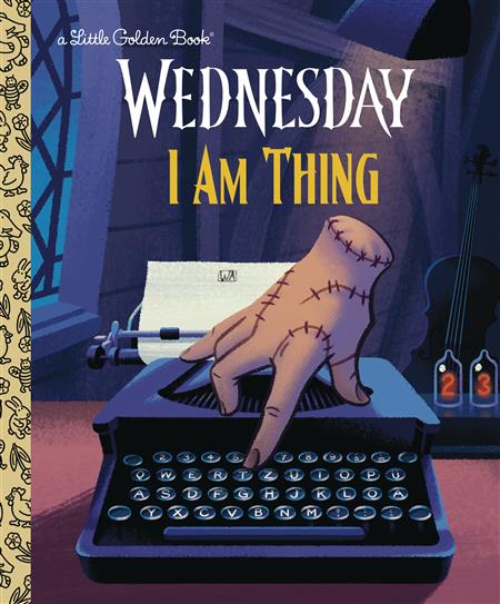 I AM THING WEDNESDAY LITTLE GOLDEN BOOK HC 