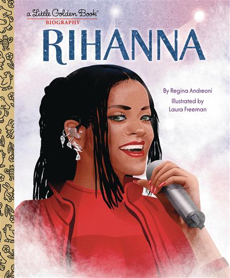 RIHANNA LITTLE GOLDEN BOOK BIOGRAPHY HC 