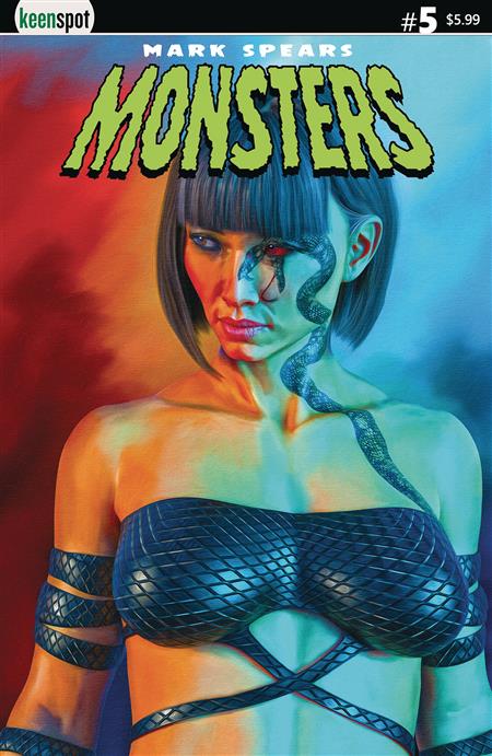 MARK SPEARS MONSTERS #5 CVR E GIRL WITH SNAKE TATTOO