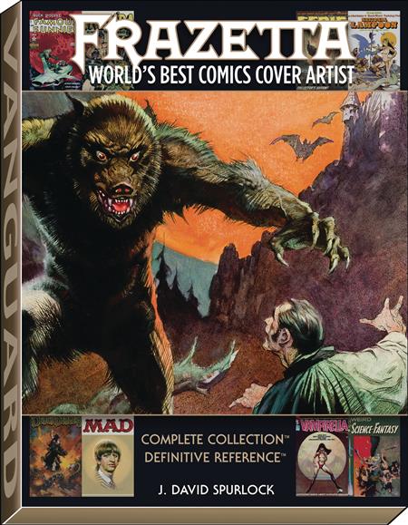 FRAZETTA WORLDS BEST COMICS COVER ARTIST HC