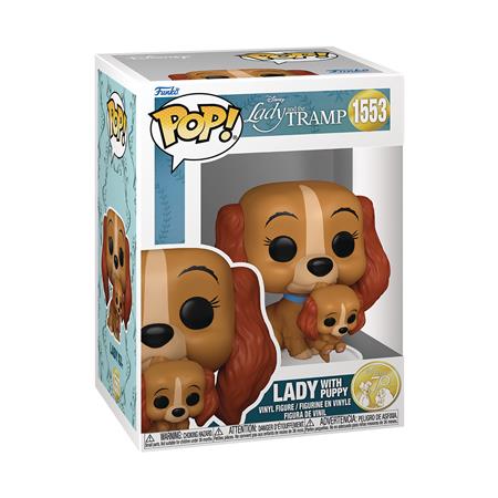 POP DISNEY LADY AND THE TRAMP LADY W PUPPY FIG 