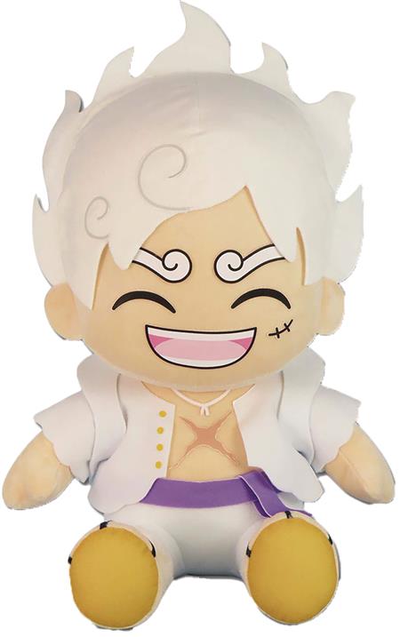 ONE PIECE GEAR 5 LUFFY LAUGH SITTING POSE 12IN PLUSH (Net)