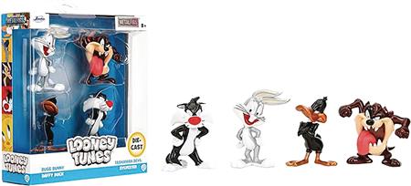 LOONEY TUNES 2.5IN DIE-CAST FIGURES 4 PACK (Net) 