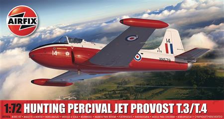 AIRFIX HUNTING PERCIVAL JET PROVOST T 3 T4 1/72 MODEL KIT (Net)