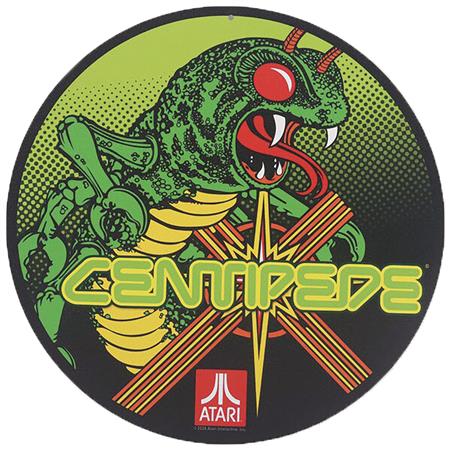 ATARI CENTIPEDE LOGO 11IN ROUND METAL SIGN (Net) 