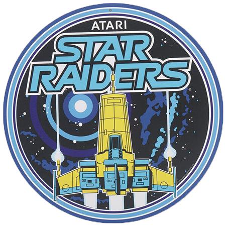 ATARI STAR RAIDERS LOGO 11IN ROUND METAL SIGN (Net) 