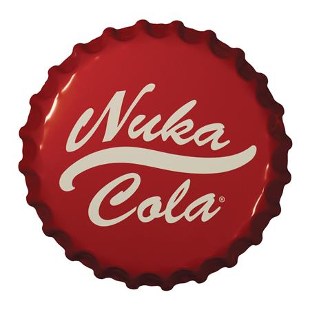 FALLOUT NUKA-COLA BOTTLE CAP TIN SIGN (Net)