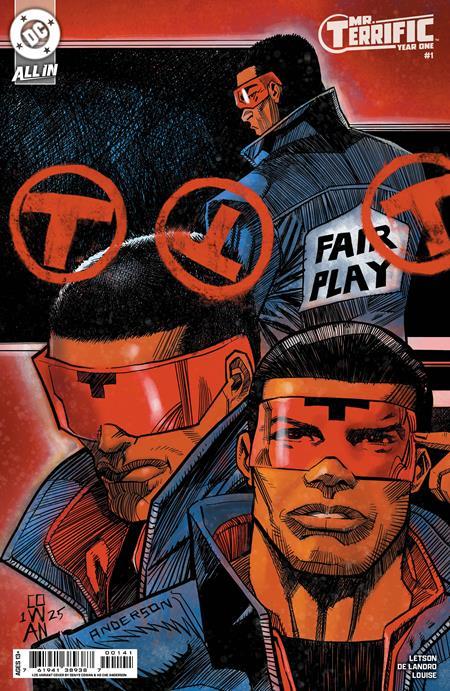 MR TERRIFIC YEAR ONE #1 (OF 6) CVR D INC 1:25 DENYS COWAN & HO CHE ANDERSON CARD STOCK VAR