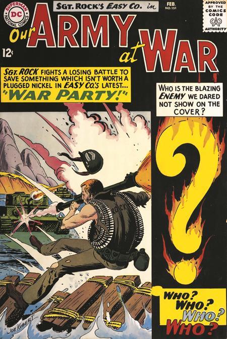 OUR ARMY AT WAR #151 FACSIMILE EDITION CVR A JOE KUBERT