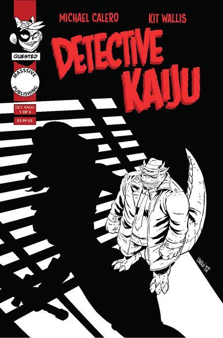 DETECTIVE KAIJU #1 (OF 4) CVR C MICHAEL CALERO NOIR HOMAGE VAR