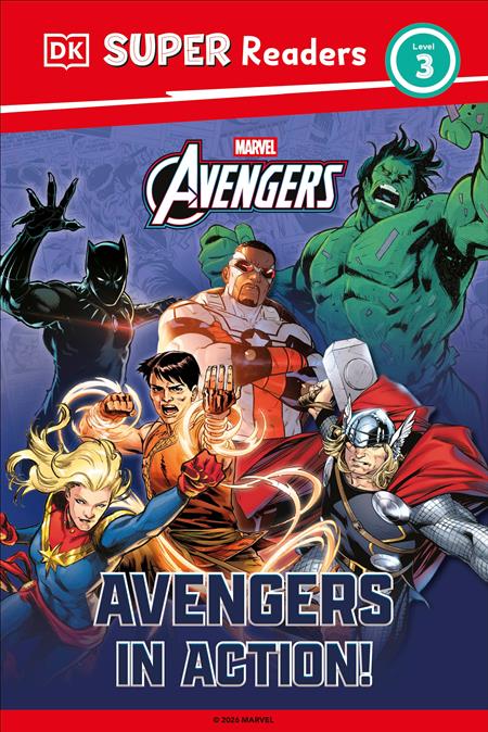 DK SUPER READERS LEVEL 3 MARVEL AVENGERS IN ACTION HC