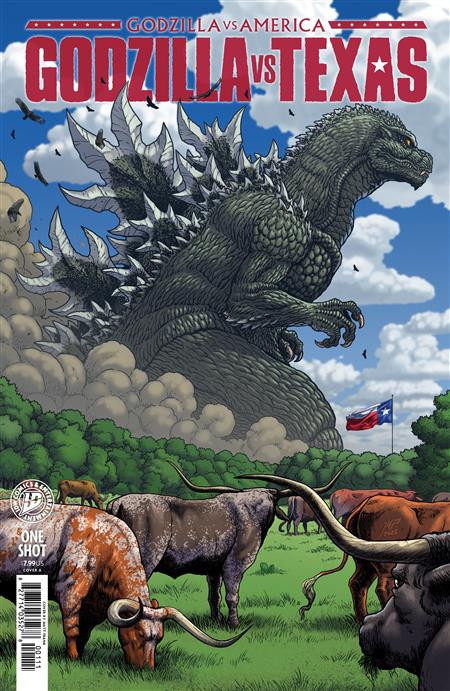 GODZILLA VS. AMERICA TEXAS COVER A (FRANK)