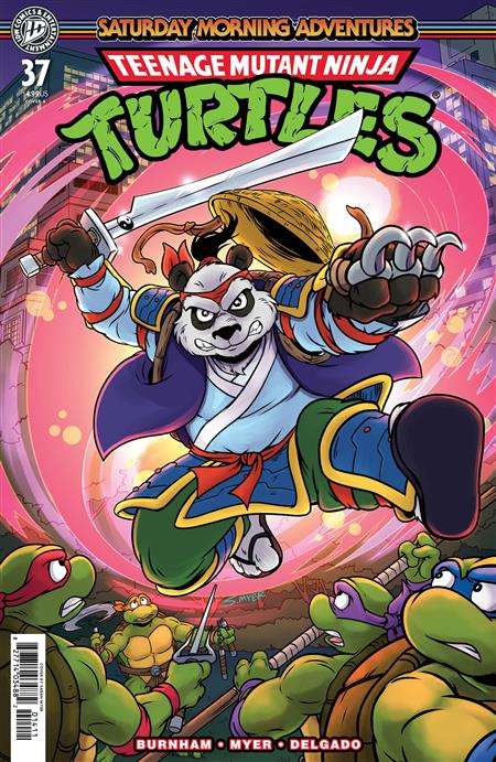 TEENAGE MUTANT NINJA TURTLES SATURDAY MORNING ADVENTURES #37 COVER A (MYER)