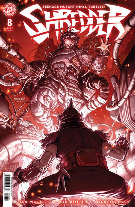TEENAGE MUTANT NINJA TURTLES SHREDDER #8 COVER A (SANTOLOUCO)
