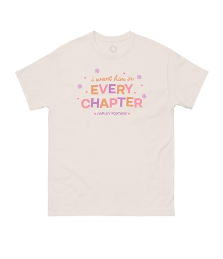 CARLEY FORTUNE EVERY CHAPTER UNISEX T-SHIRT MEDIUM