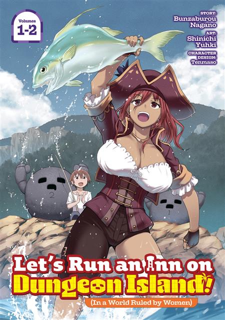 LET'S RUN AN INN ON DUNGEON ISLAND! (IN A WORLD RULED BY WOMEN) (OMNIBUS) GN VOL. 1-2 (MR)