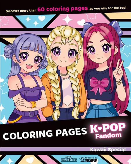 K-POP FANDOM COLORING PAGES KAWAII SPECIAL GN