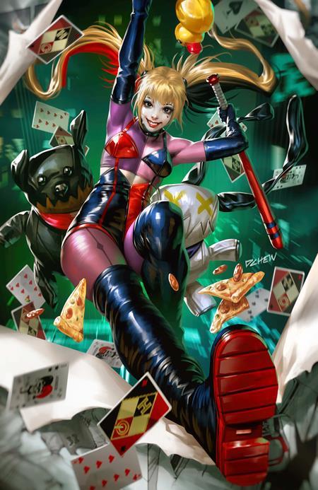 HARLEY QUINN #62 CVR D DERRICK CHEW CARD STOCK VAR