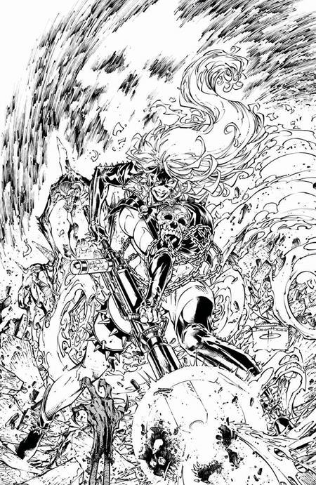 SHESPAWN #1 (OF 5) CVR E BRETT BOOTH B&W VAR
