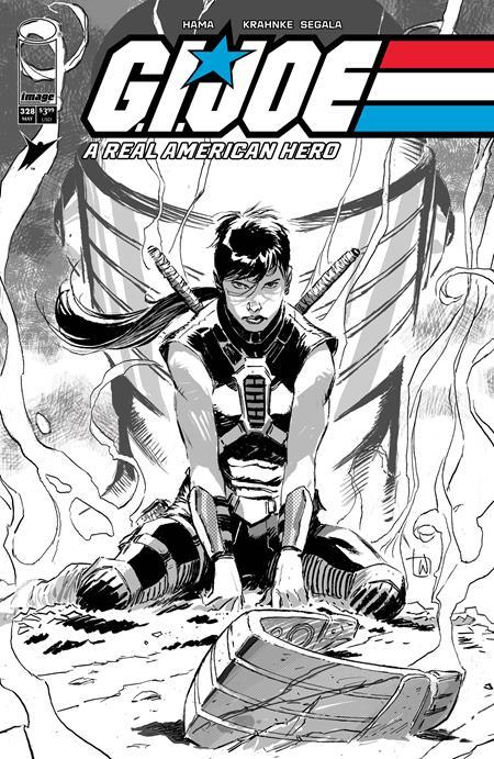 GI JOE A REAL AMERICAN HERO #328 CVR B LEE WEEKS B&W VAR