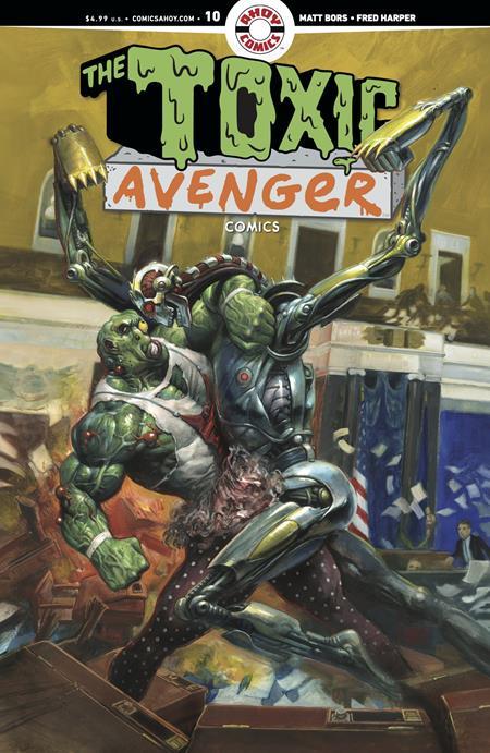 TOXIC AVENGER COMICS #10 CVR A FRED HARPER (MR)