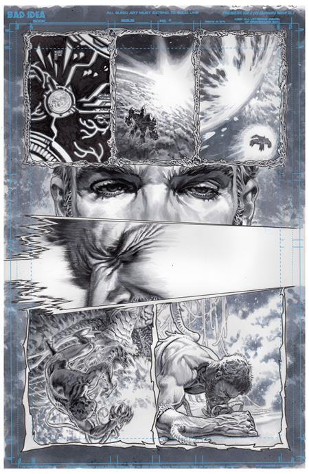 OLYMPUS SAGA MEGALITH #1 (OF 4) CVR AC LEWIS LAROSA ORIGINAL ART EDITION 26 VAR