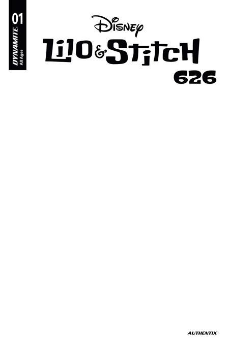 LILO AND STITCH 626 #1 CVR B BLANK AUTHENTIX VAR